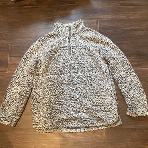 Fluffy Sherpa Zip-Up